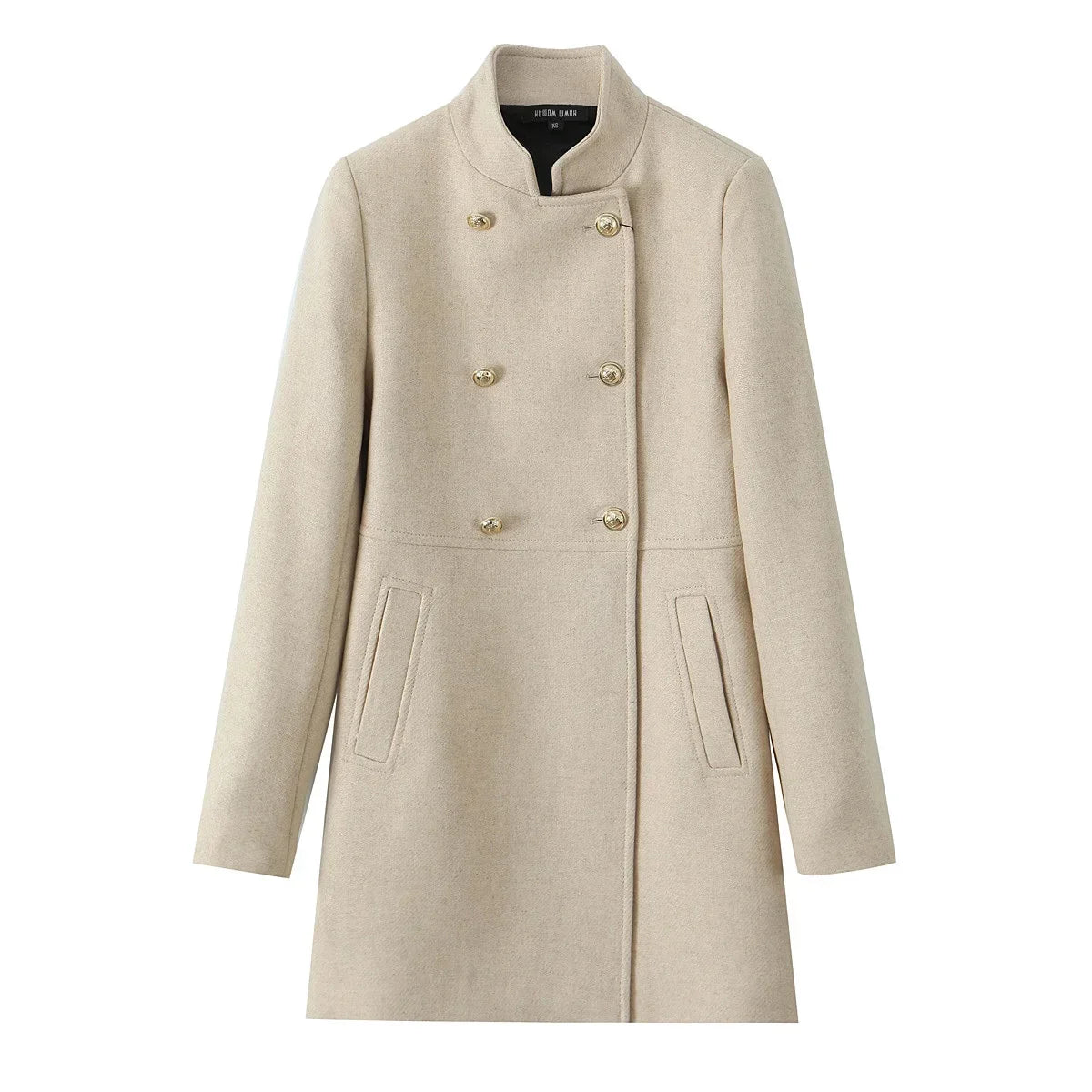 Elegant Black Wool Coat