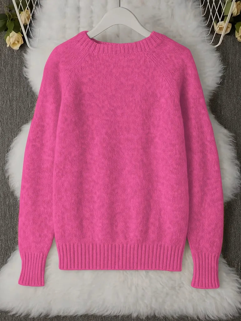 Casual Round-Neck Sweater