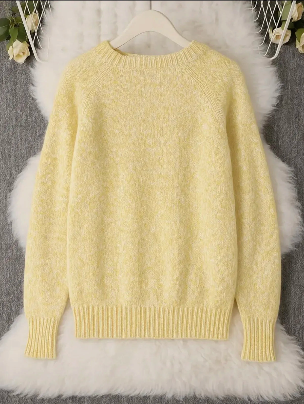 Casual Round-Neck Sweater