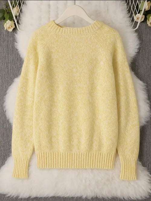 Casual Round-Neck Sweater