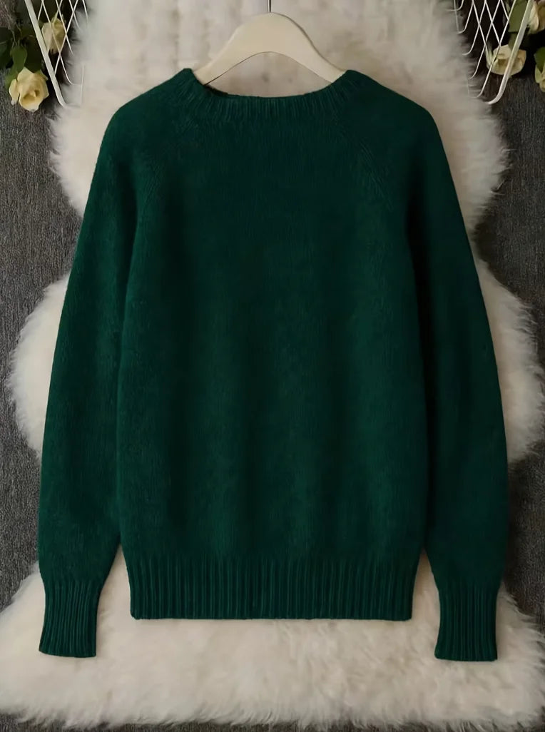 Casual Round-Neck Sweater