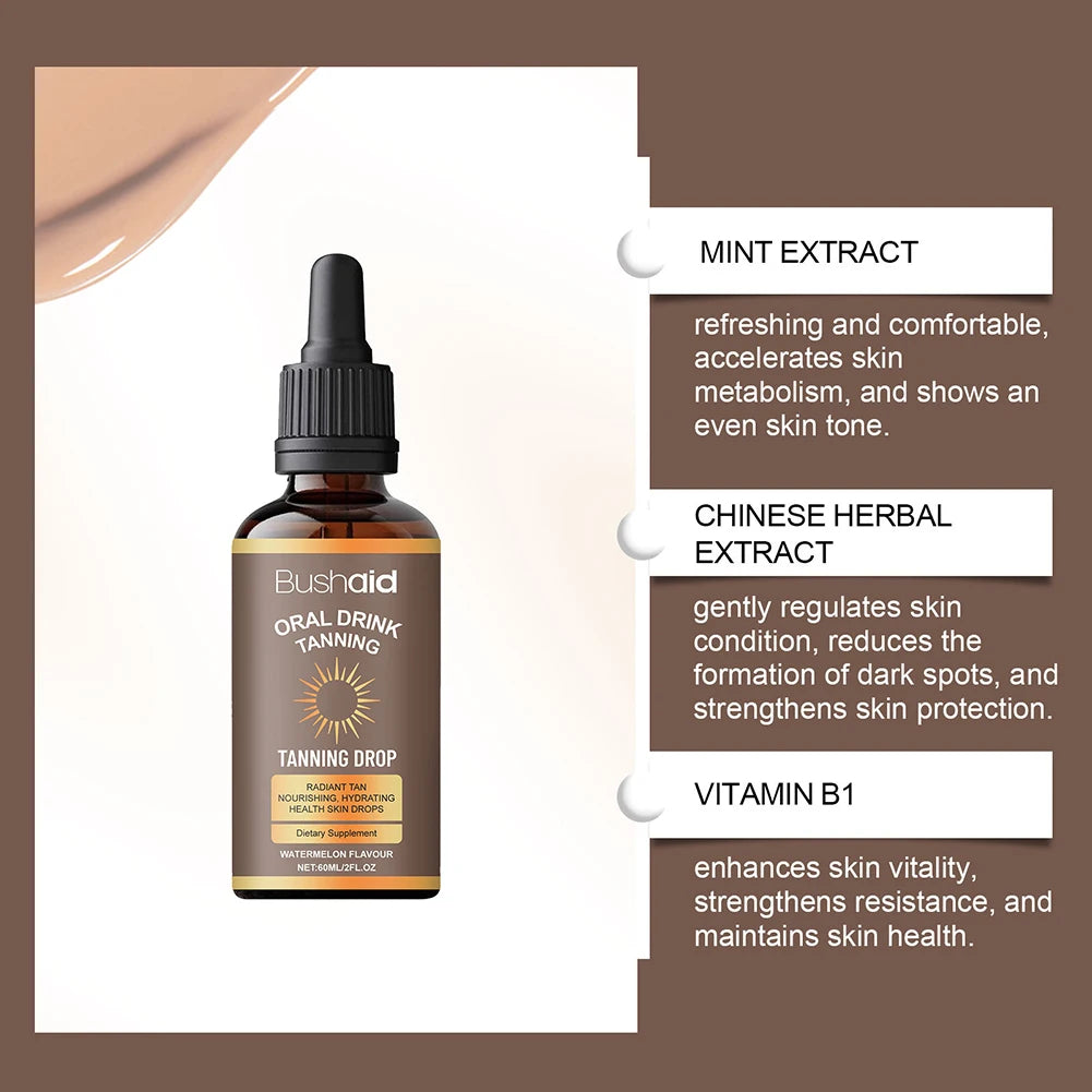 Watermelon Tanning Drops – Sunless Bronzing Treatment