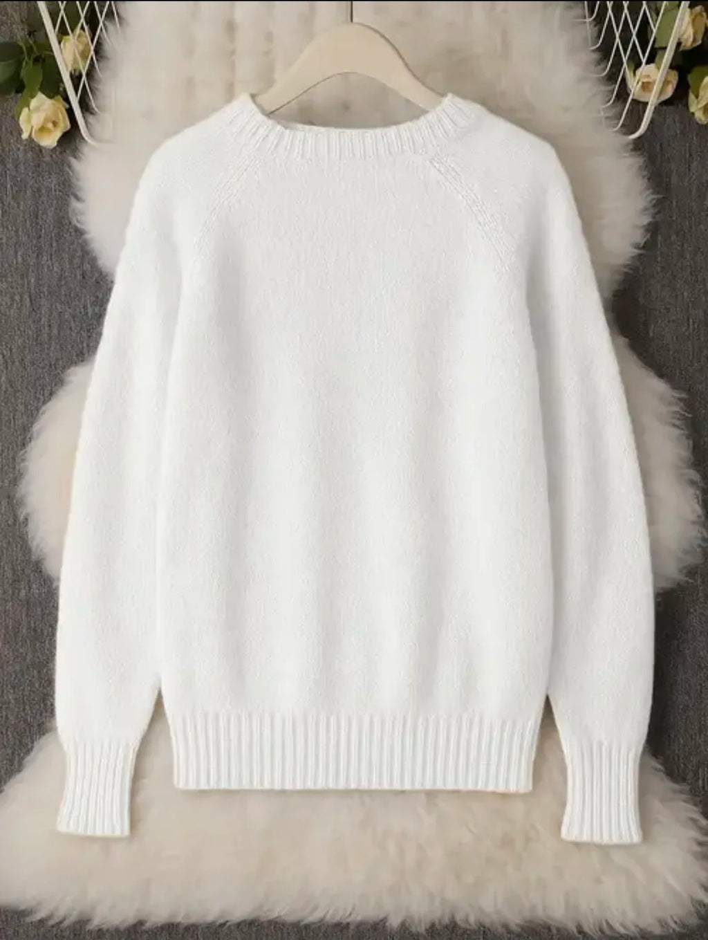 Casual Round-Neck Sweater