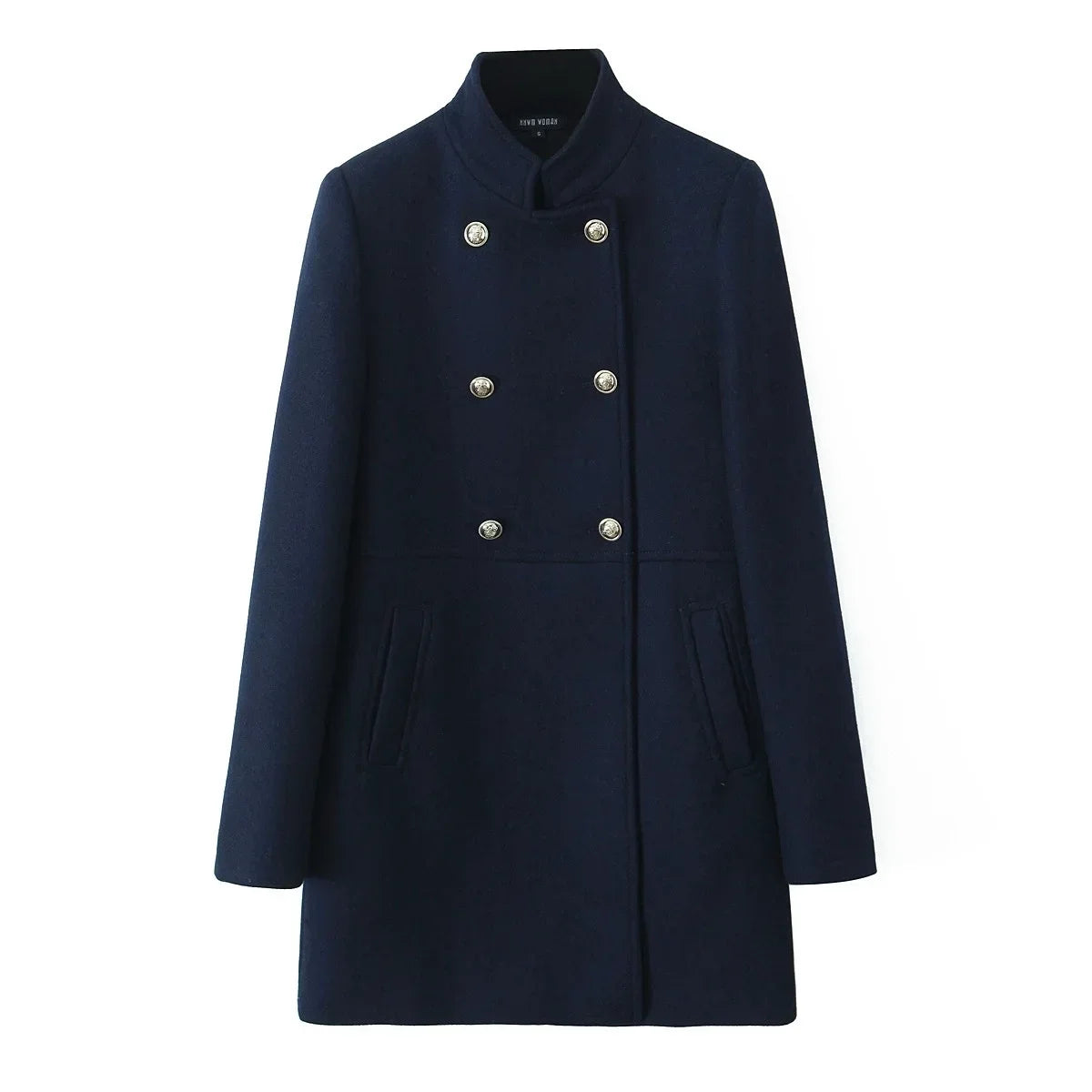 Elegant Black Wool Coat