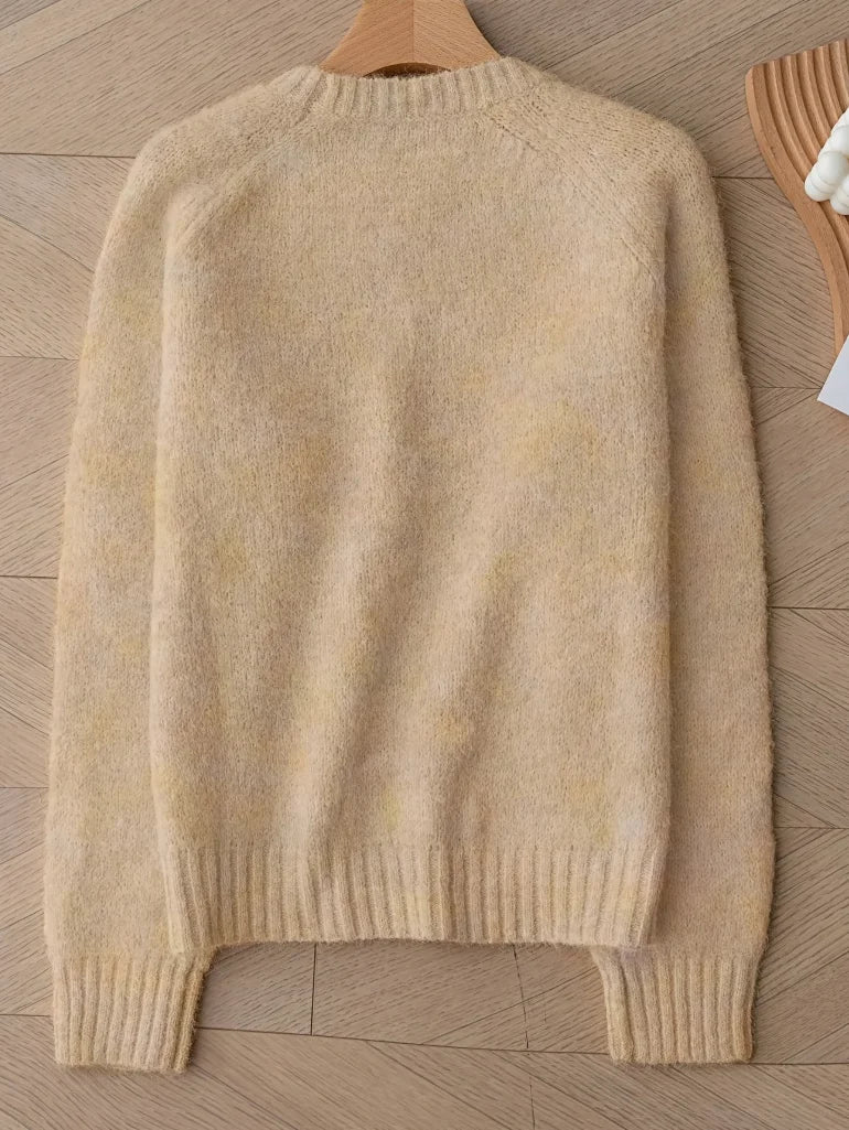 Casual Round-Neck Sweater