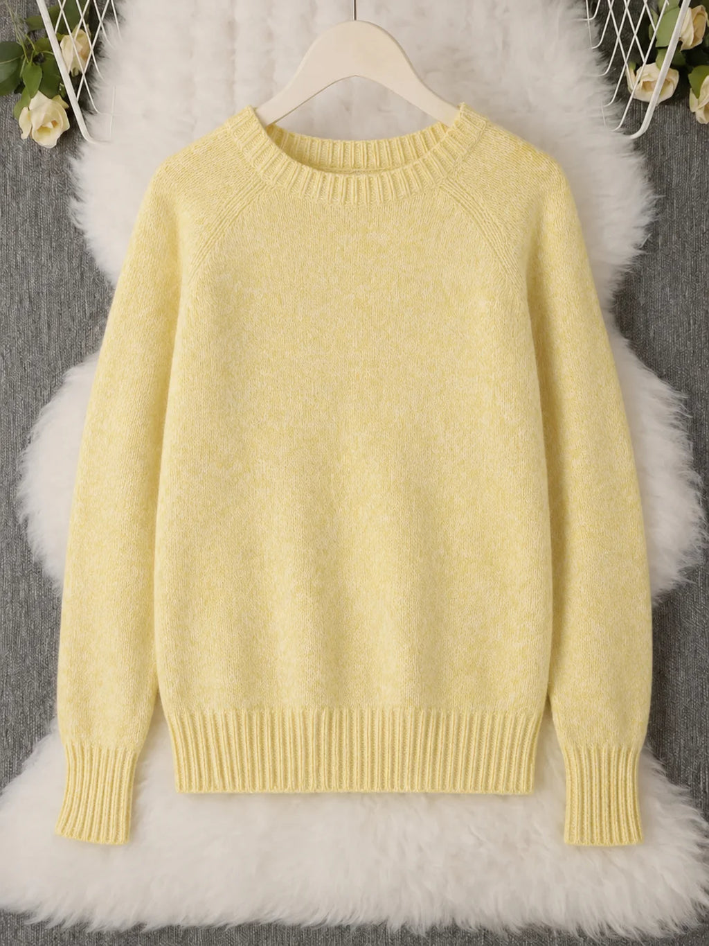 Casual Round-Neck Sweater